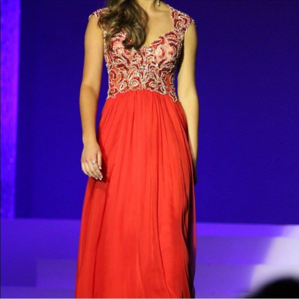 Red Evening Gown